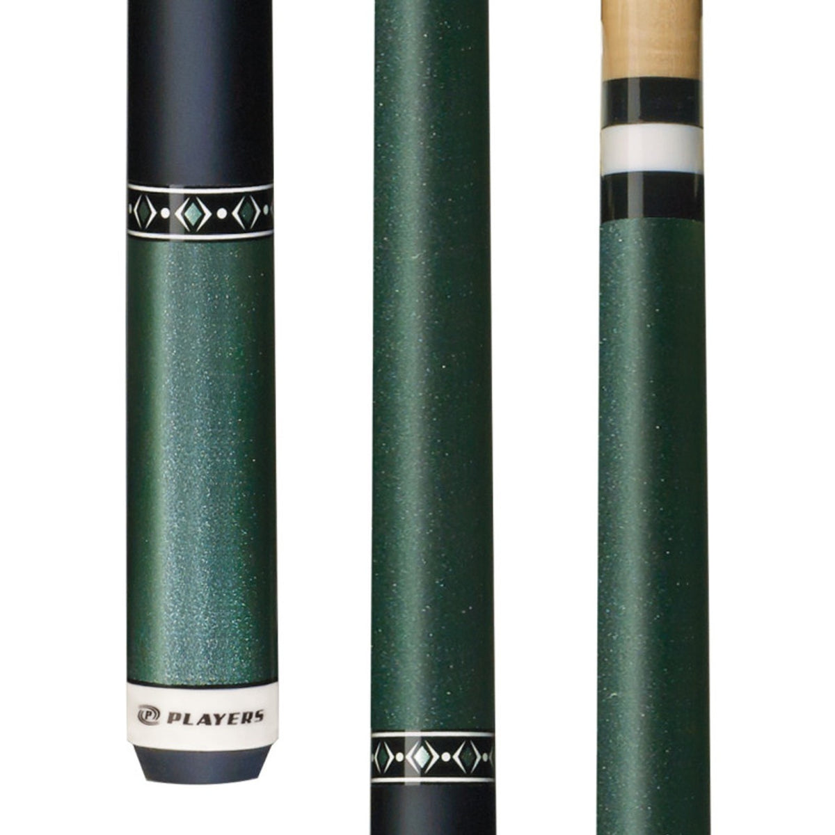 Players Mist Gloss Wrapless Cue C604 - High-Impact Ferrule, Professional Taper