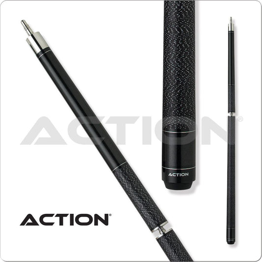 Action ACTBJ06 Black/Linen Wrap Break Jump Cue! New! Free Shipping!