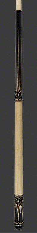 KODA KD53 Pool Cue Black Cocobolo Maple Graphics 19 oz 13 mm Play Cue