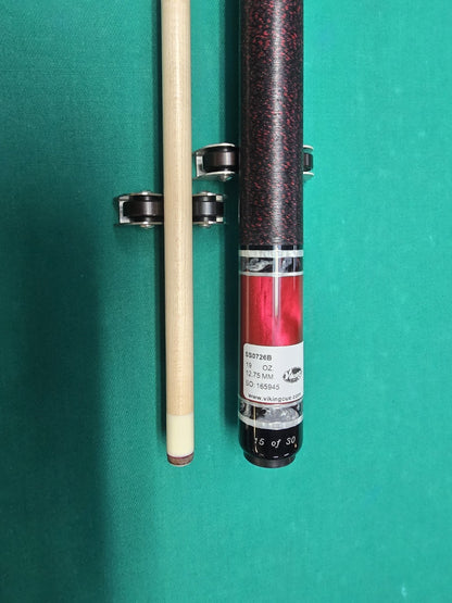Viking Cues July SS-0726B Smart Shops Pool Cue! Premium Curly Maple w/ Red Pearl