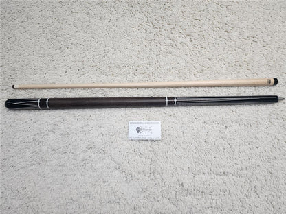 K2 POOL CUE KL190 Gloss Black, Rosewood, Snakewood Point Design, Brown Embossed