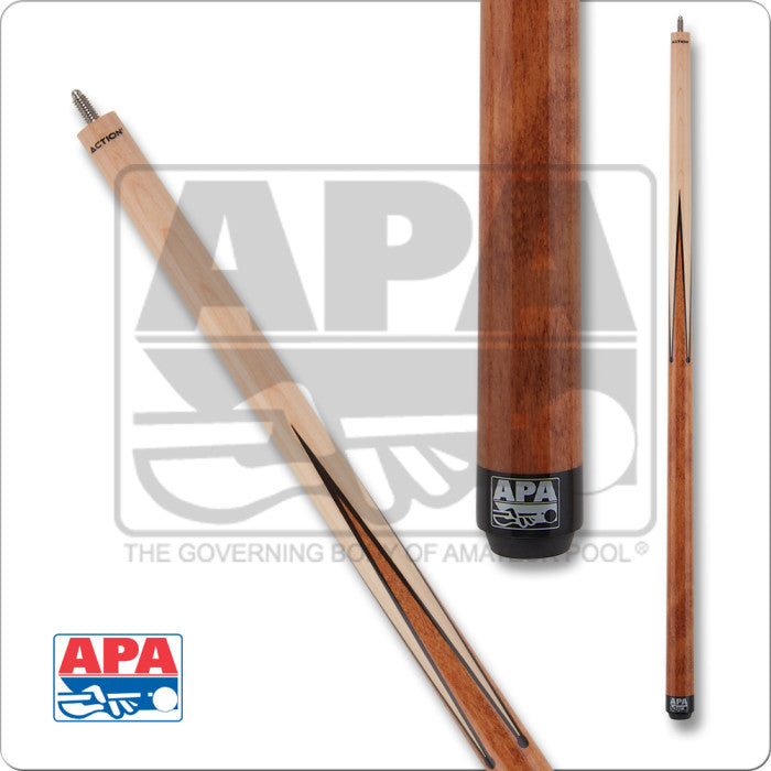 Action APA 41 Sneaky Pete Pool Cue 13mm Tip Hard Rock Maple Shaft