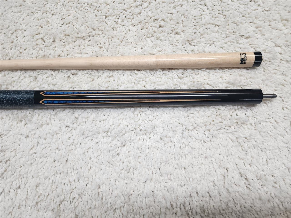 K2 Koda Sports KLSE11 Pool Cue, Low Deflection, Black and Turquoise