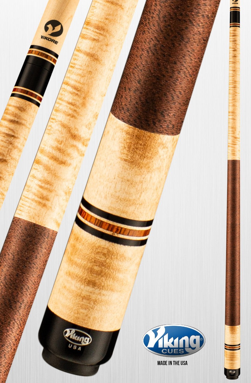 Viking Ovation OV0204 Pool Cue with ViKORE Performance Shaft, Linen Wrap