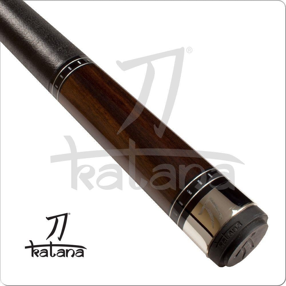Katana KAT11 African Ebony Pool Cue 12.5mm Shaft Joint Protectors