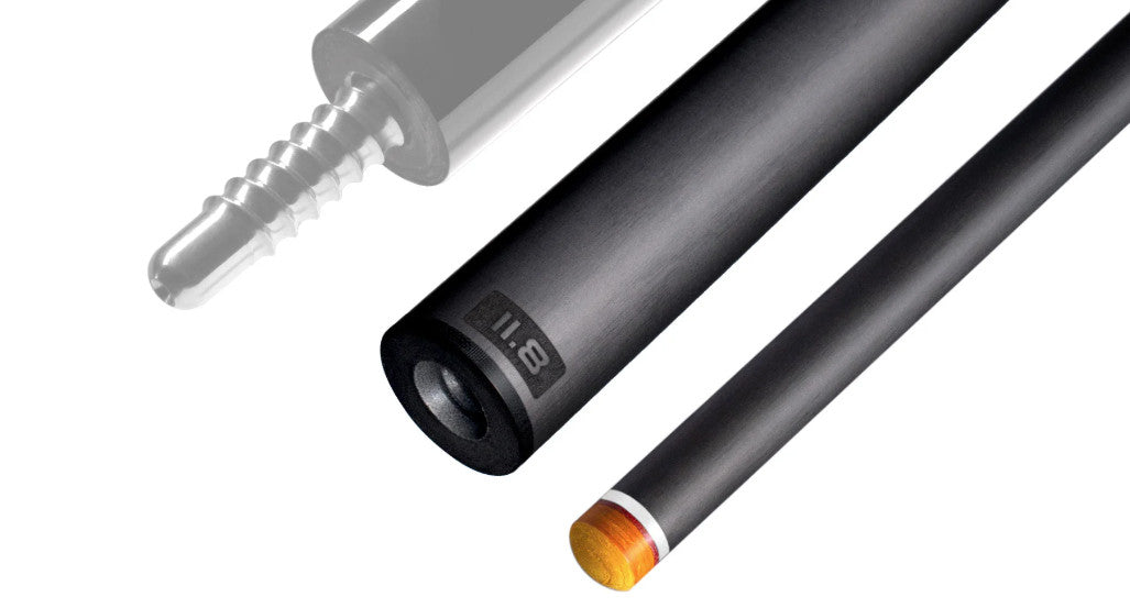 Predator REVO 11.8mm Carbon Fiber Pool Cue Shaft White Vault Plate Radial