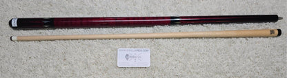 Koda KD46RD Pool Cue. Red with Black and Silver Graphic 12.5mm Shaft!