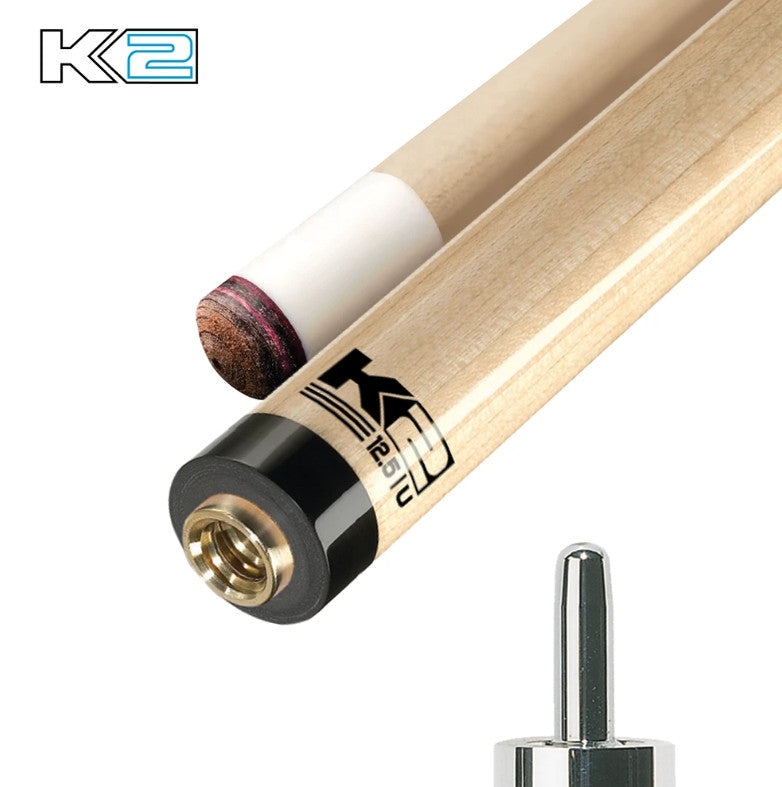 K2 KL81 Pool Cue with 12.5mm Low Deflection Shaft, Blue Black Gloss