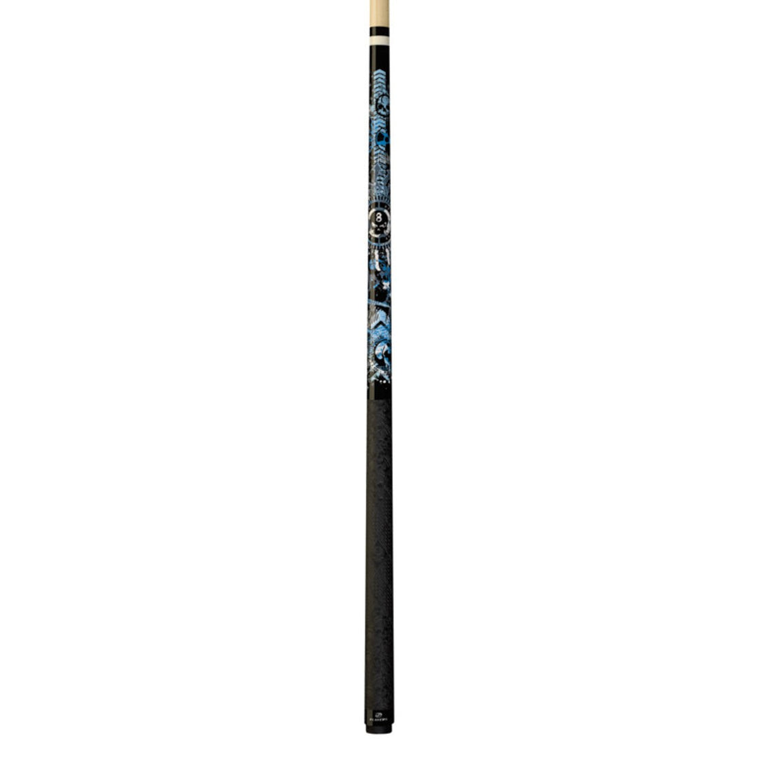 Players D-GFB Anarchy Blue Sport Grip Cue with Lifetime Guarantee, Free Shipping