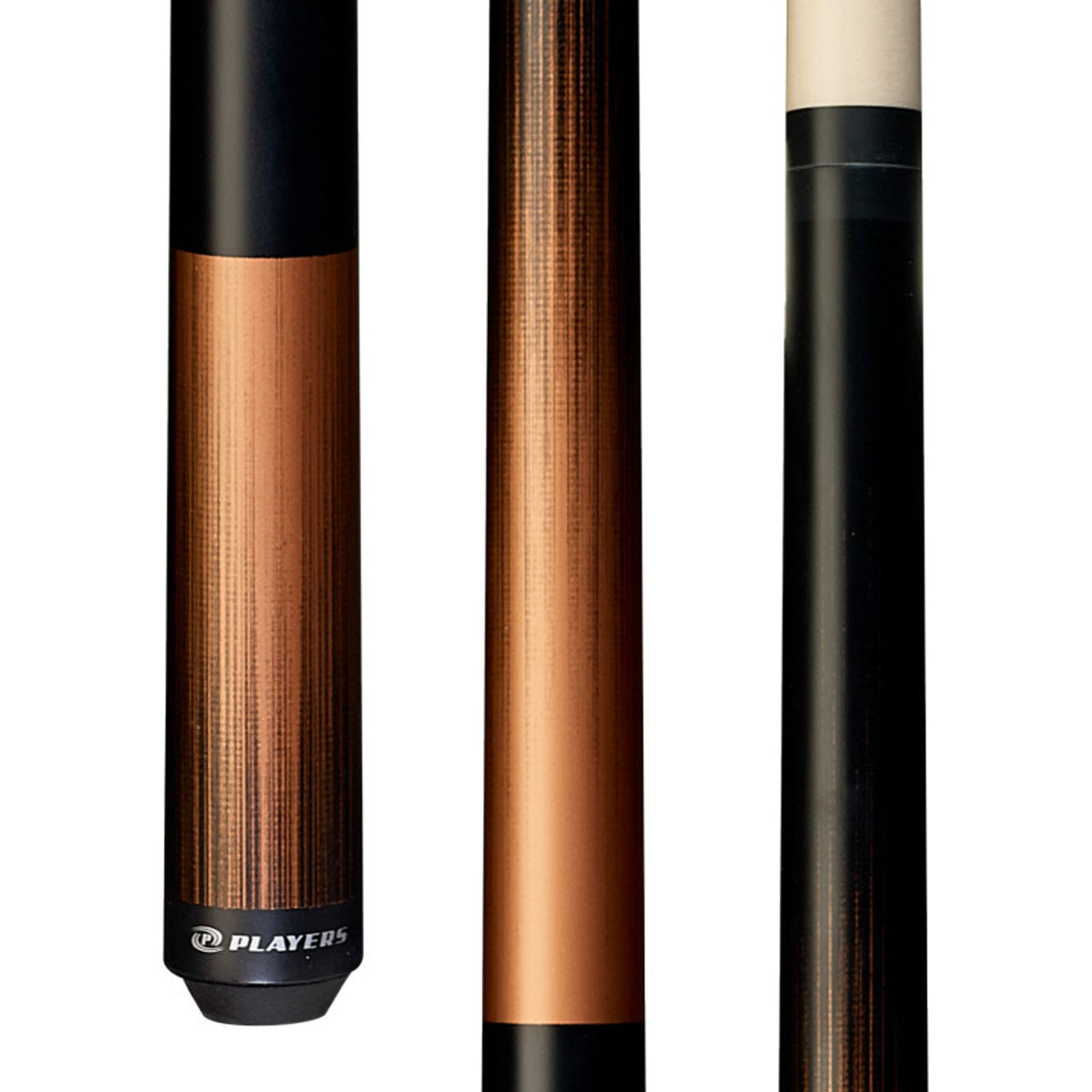 Players Captain Copper Matte Wrapless Pool Cue C704 - Durable &amp; Stylish