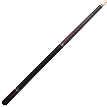 K2 Pool KL170 Cue Matte Black, Purple Curly Point Design W/ K2 LD 11.75MM Shaft!