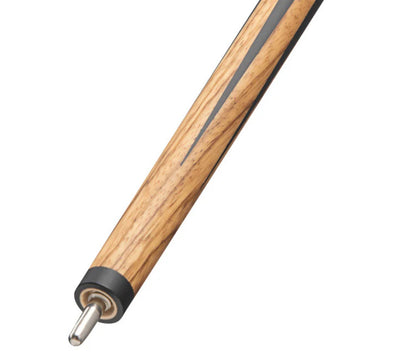 Lucasi LZC62 Custom Matte Zebrawood &amp; Black/White Inlays Wrapless Cue