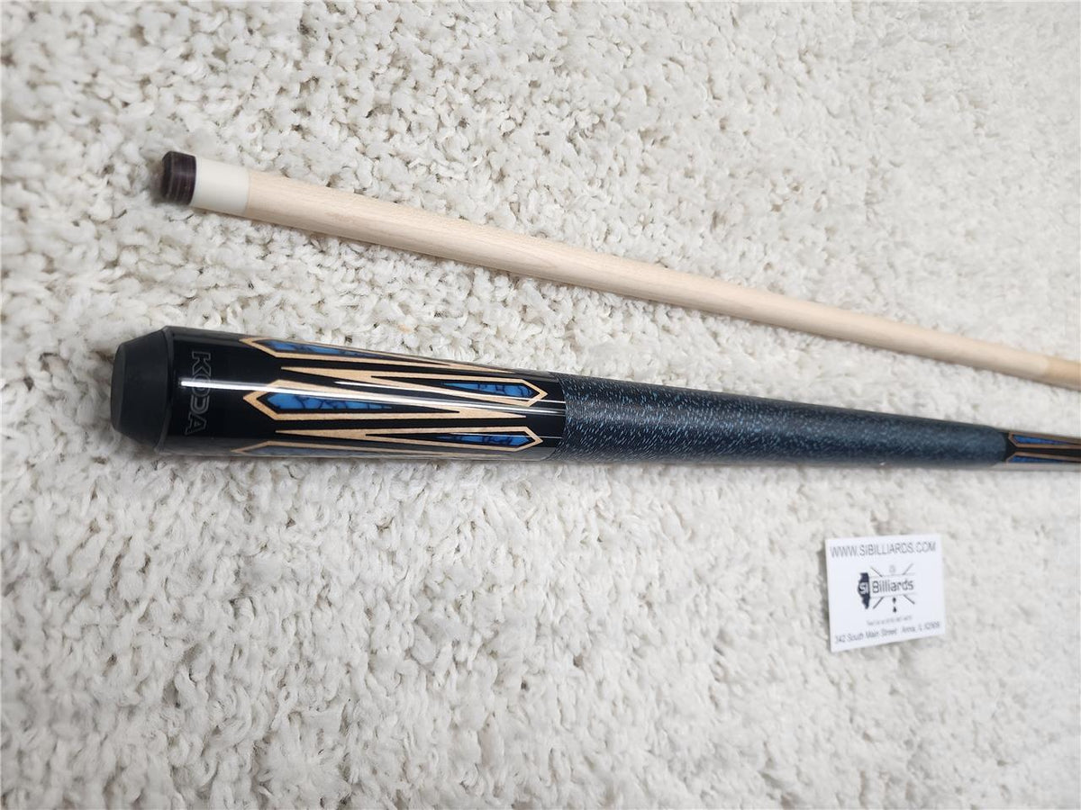 K2 Koda Sports KLSE11 Pool Cue, Low Deflection, Black and Turquoise