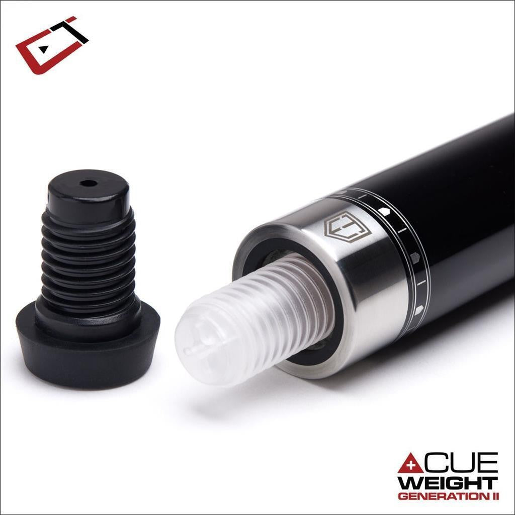 Cuetec Cynergy Truewood Ebony I Pool Cue, 11.8mm Carbon Shaft No Wrap