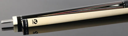 Ariel Carmeli by Viking Cues Diamond Series Silver Diamond Pool Cue Vikore Shaft