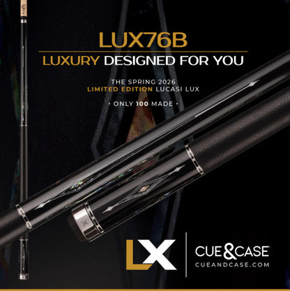 Lucasi LUX76 Pool Cue 11.75mm – Lucasi Custom Billiard Cue - Limited Edition!