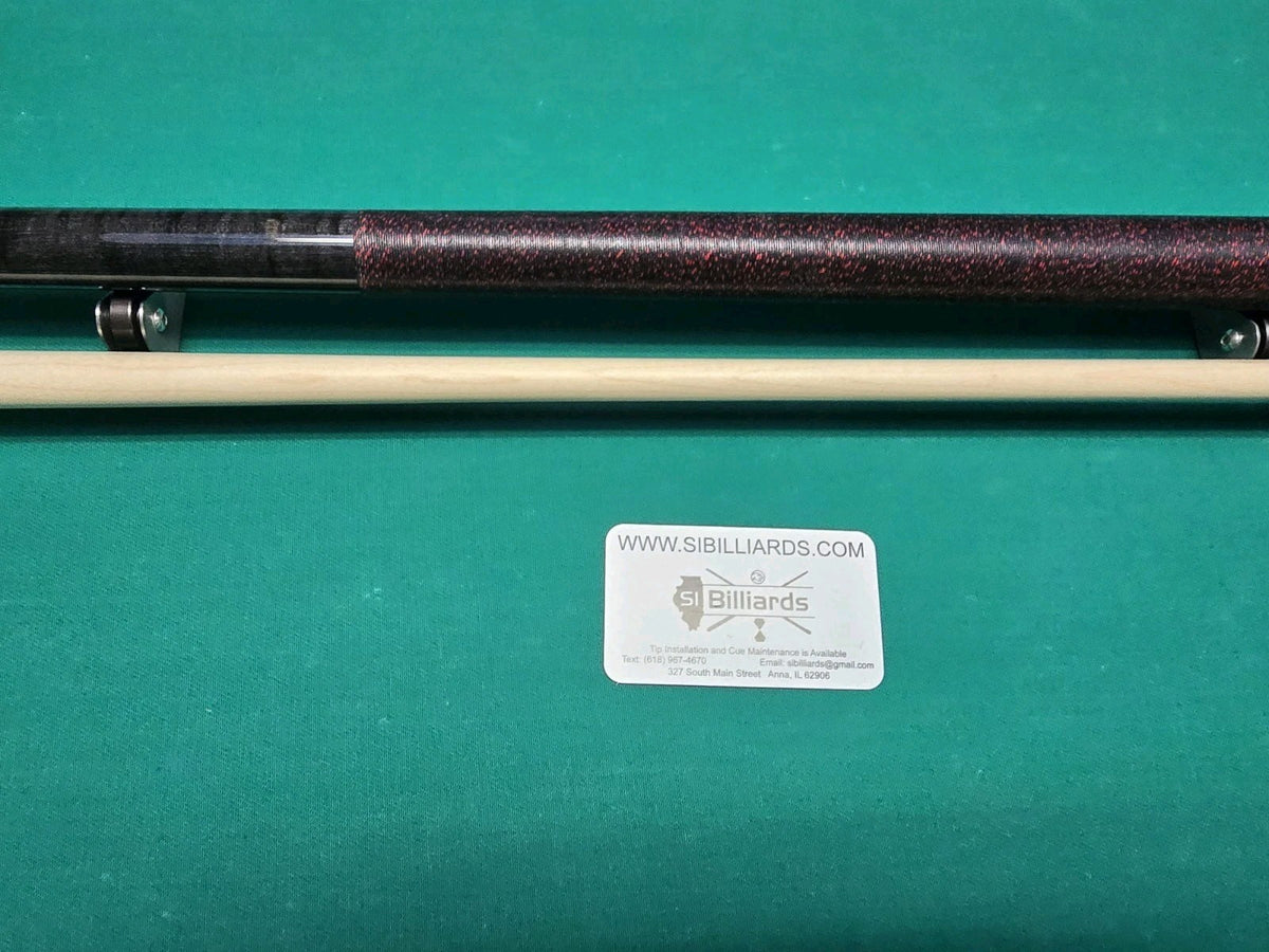 Viking Cues July SS-0726B Smart Shops Pool Cue! Premium Curly Maple w/ Red Pearl