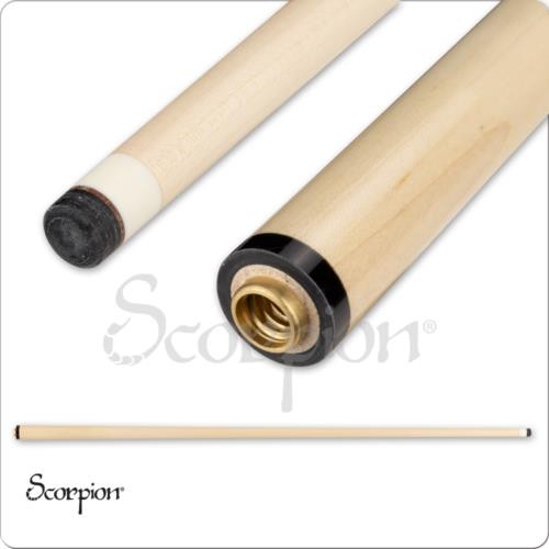 Scorpion SW32 Pool Cue 19oz Black Lime Green Slanted Points 12mm Tip