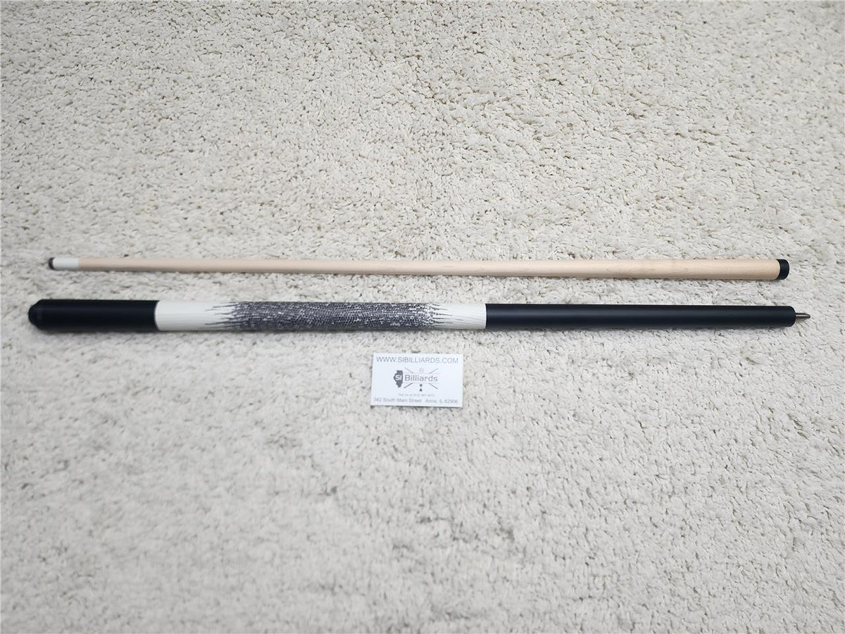 KODA KD40 Pool Cue, Matte Black, Faux Lizard Wrap, 12.5mm Maple Shaft