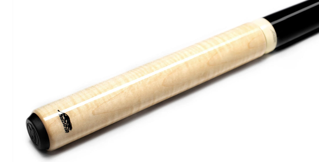 Predator 8" QR2 Cue Curly Maple Extension with Bumper - Free Shipping!