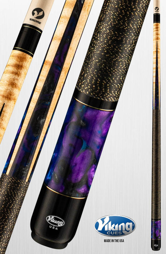 Viking Cues Bedlam BE0307 Linen Wrap with Vikore Performance Shaft Free Shipping