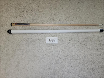 Viking Valhalla VA108 Hard Rock Maple 3 Silver Ring Pool/Billiard Cue - White