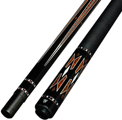 Triple 60 Carnivale CN3 Premium Pool Cue Ebony Snakewood Inlays 15.2oz
