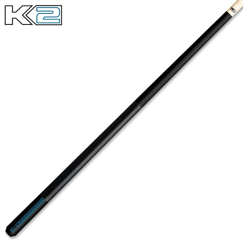 K2 Pool KLB11 Cue Matte Black With Blue W/ K2 LD 12.5MM Shaft!