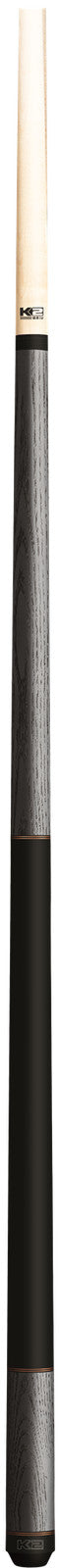 K2 Pool Cue KL118 Gray Exotic Wood With Dual Copper Rings! 12.5 mm Shaft!