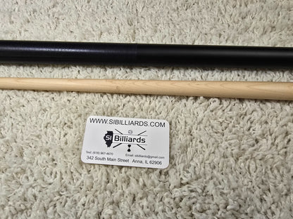 K2 Pool KLB11 Cue Matte Black With Blue W/ K2 LD 12.5MM Shaft!