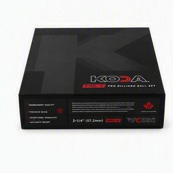 Koda KBPX Pro X Billiard Ball Set – Lifetime Guarantee For Home Use
