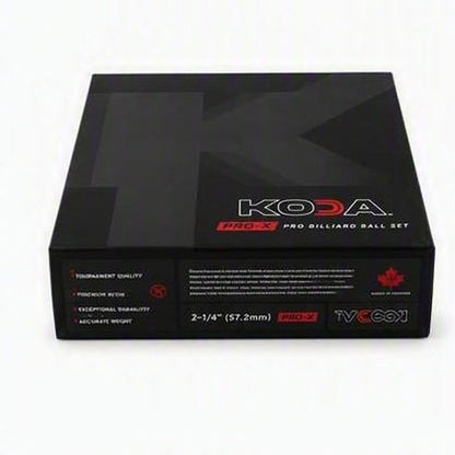 Koda KBPX Pro X Billiard Ball Set – Lifetime Guarantee For Home Use