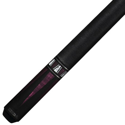 K2 Pool KL170 Cue Matte Black, Purple Curly Point Design W/ K2 LD 11.75MM Shaft!
