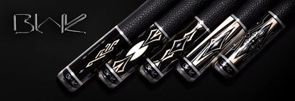 Predator Blak5 2 Pool Cue with Case and Joint Protectors, Choose Shaft