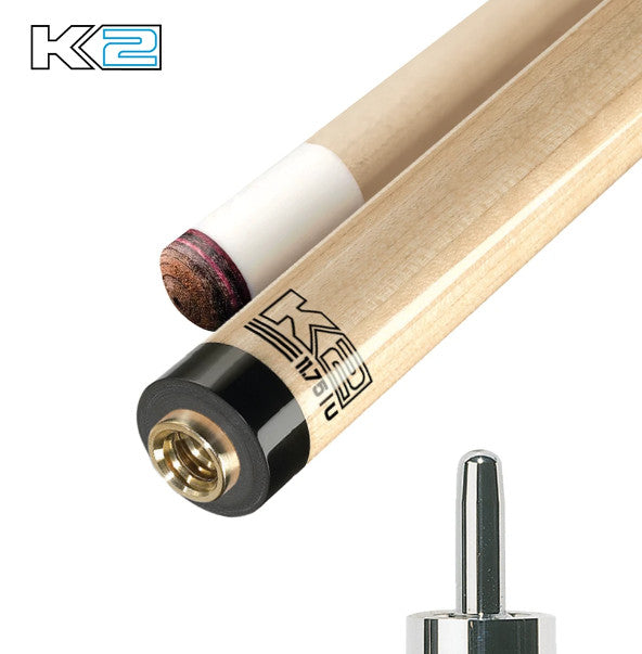 K2 Gray Sneaky Pete Uniloc Pool Cue with 11.75mm Shaft - KLSPGY