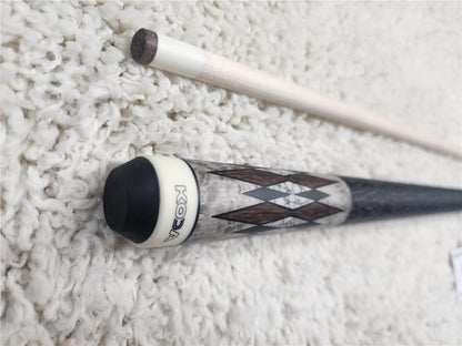 KODA Pool Cue KD52 Smoke Palm Wood Recon Matte Irish Linen Maple Shaft 12.75mm