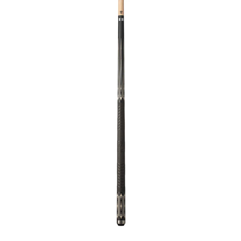 Pure X Matte Black Cue with Imitation Bone & MZ Grip, HXT103, 11.75mm