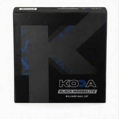 Koda KBBM Black Marble Lite Billiard Ball Set – Lifetime Guarantee For Home Use