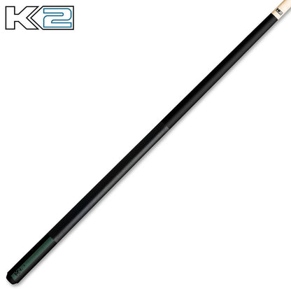 K2 Pool KLB13 Cue Matte Black With Green W/ K2 LD 12.5MM Shaft!