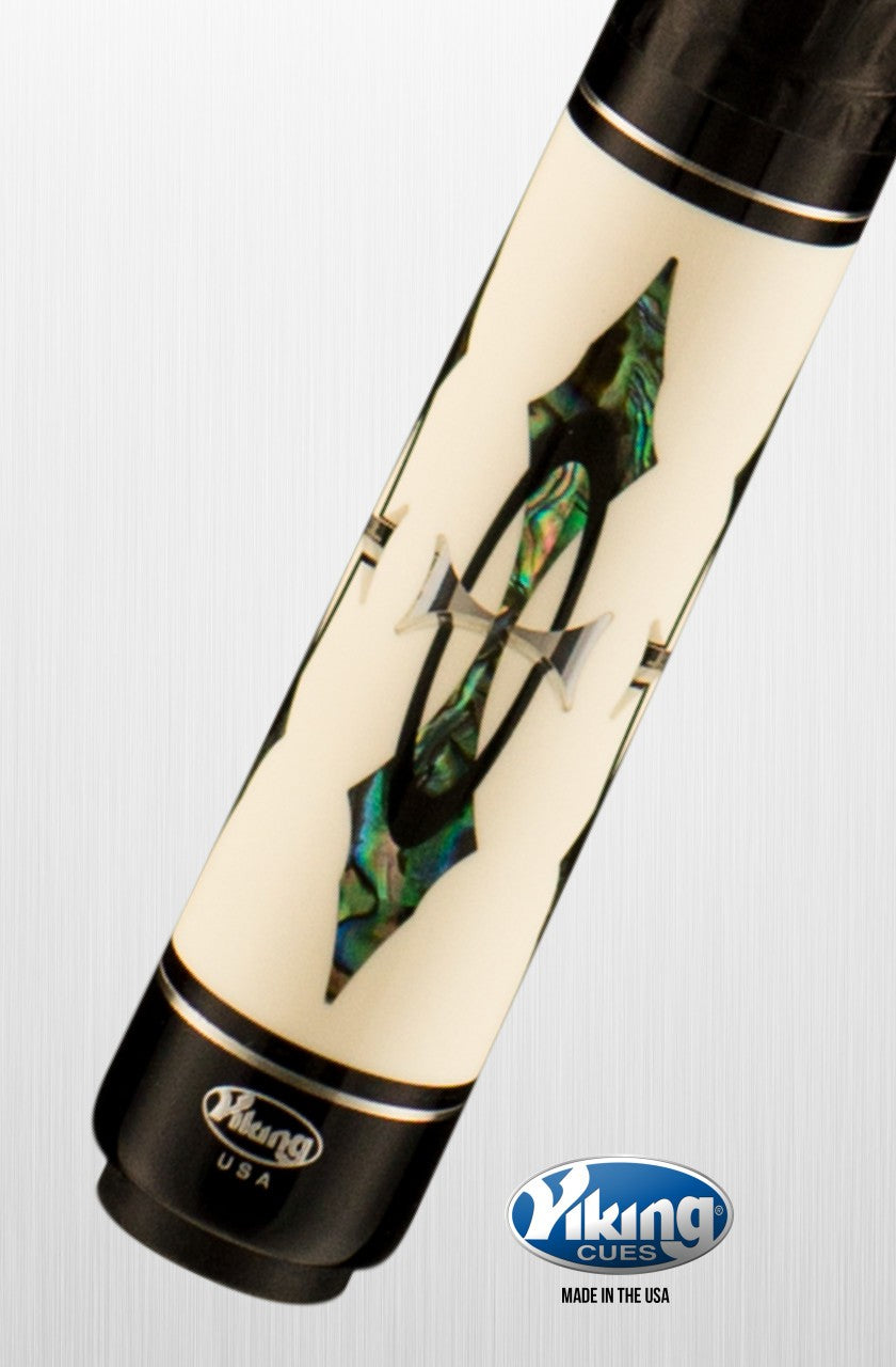 Viking Defender DF0800 Pool Cue, Leather Wrap, ViKORE Performance Shaft