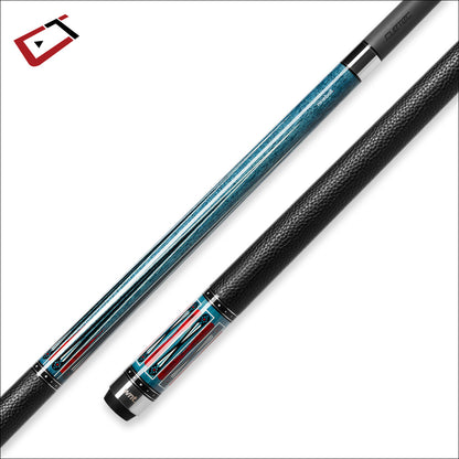 Cuetec Nineball Indigo Blue Pool Cue with 12.5mm Cynergy Shaft 19oz