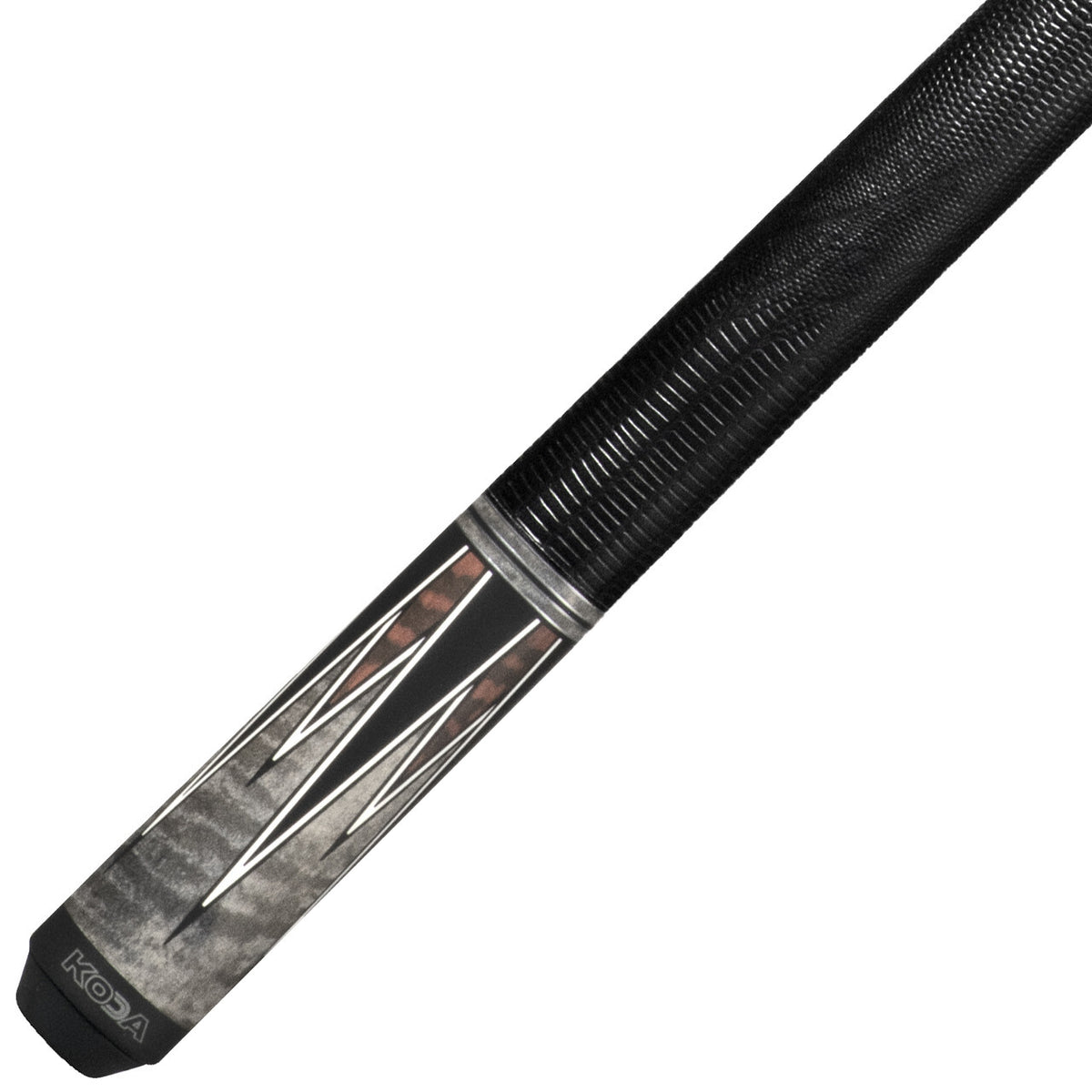 K2 Pool Cue KL182 Matte Gray Curley, Snake/Black 8pt  W/ K2 LD 11.75MM Shaft!