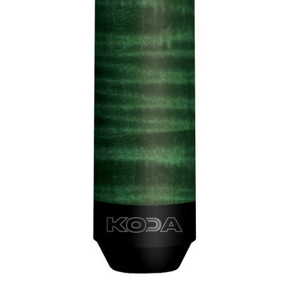 Koda Sports Heavy Hitter Jump Break Cue Green Curly Maple Uni-Loc 13.5mm 19oz