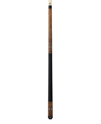 PureX Coffee Stained Maple &amp; Cocobolo/White Points Cue with Black Linen  HXTE17