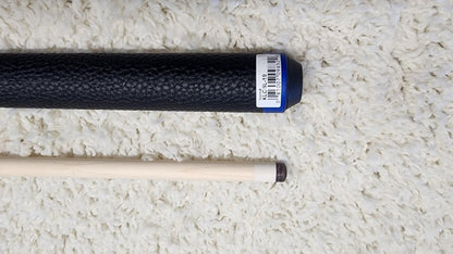 K2 Pool Cue KLCBL Blue w/ Leather Wrap Play Cue w/ Low Deflection 11.75MM Shaft