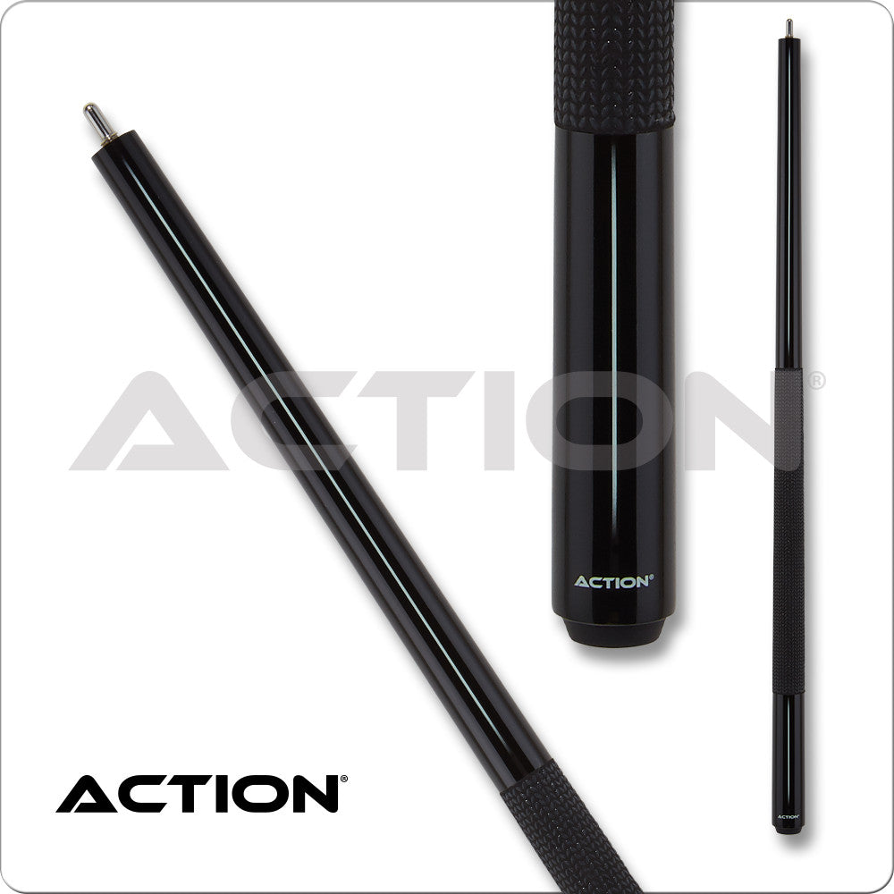 Action ABK06 Black with White Stripe Break Cue - 25oz! New! Free Shipping!