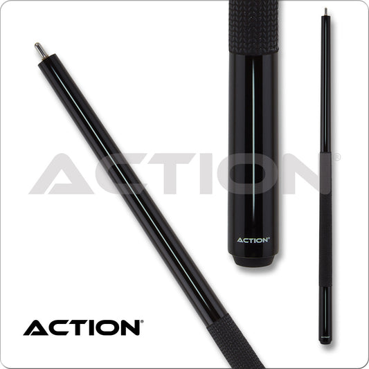 Action ABK06 Black with White Stripe Break Cue - 25oz! New! Free Shipping!