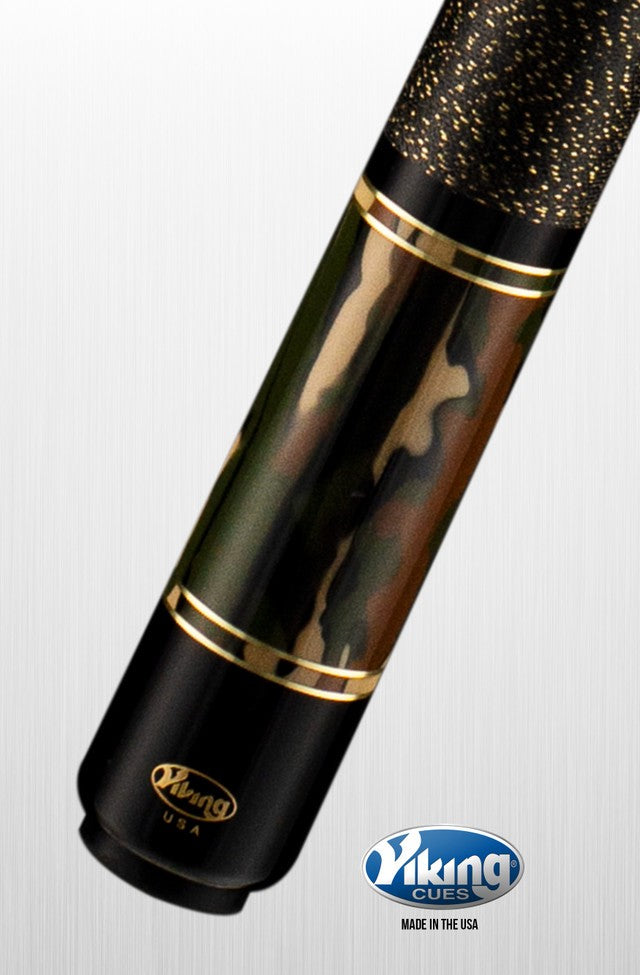 Viking Cues Helix HL0604 Pool Cue with ViKORE Performance Shaft, Ebony Inlays