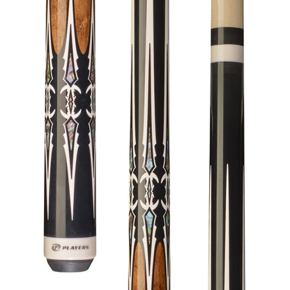 Players G4114 Black &amp; Antique Maple Wrapless Cue! Free Shipping!
