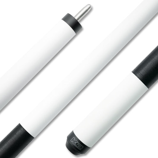 KODA Sports K2 Pool Cue - KL107 - White Play Cue W/ K2 LD 12.5MM Shaft!
